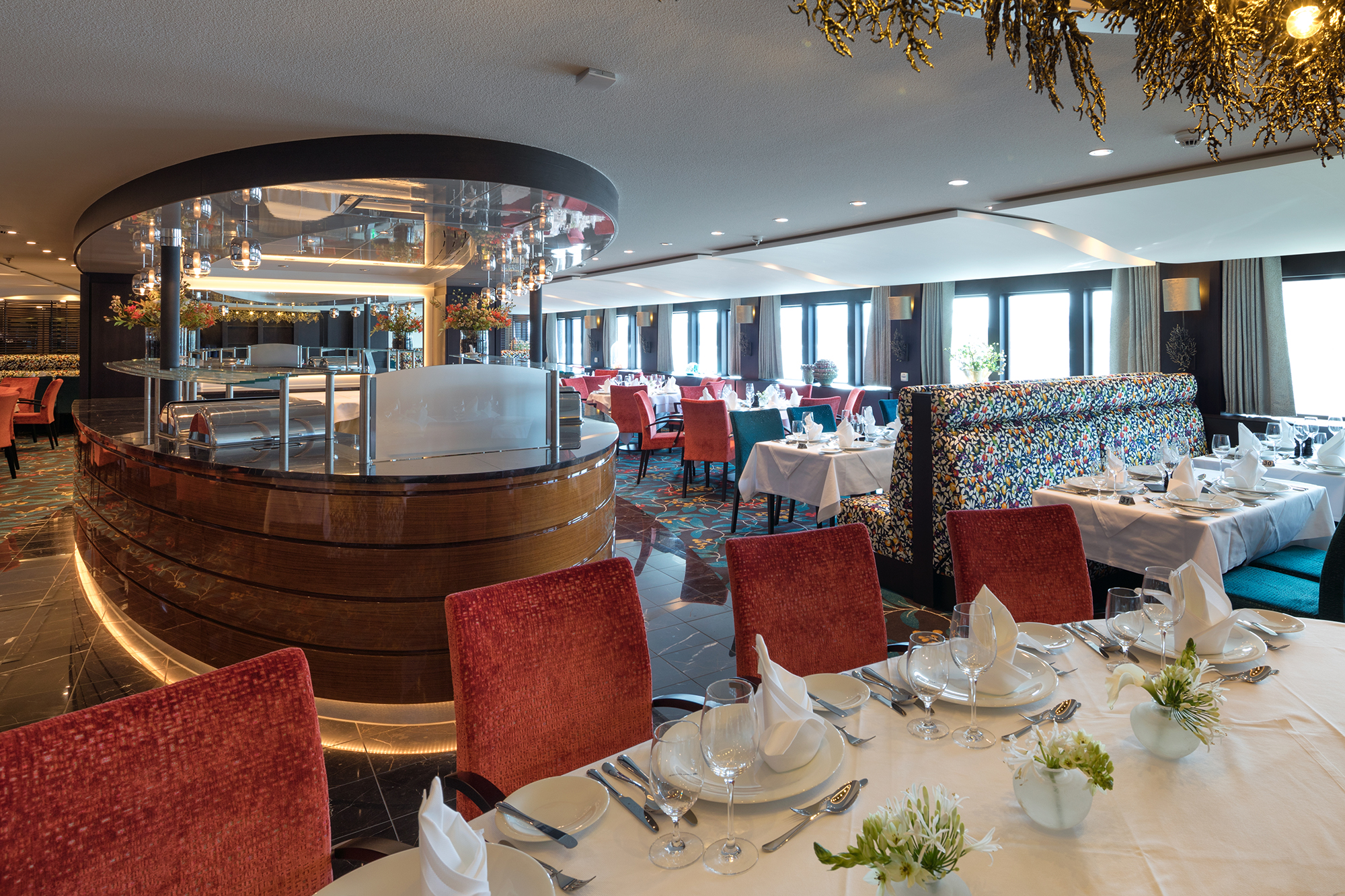 The main dining room