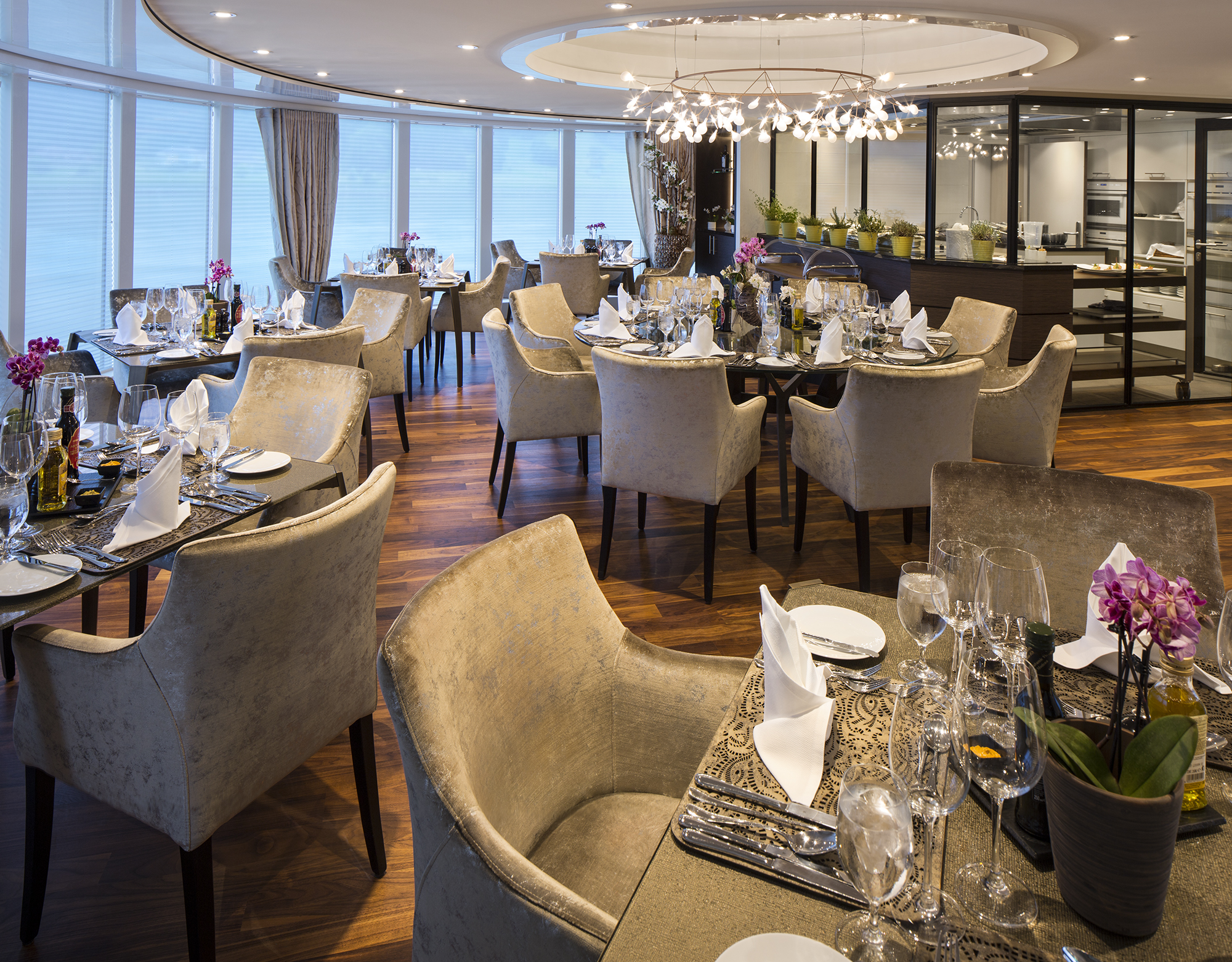 The chef's specialty restaurant with a delicious tasting menu