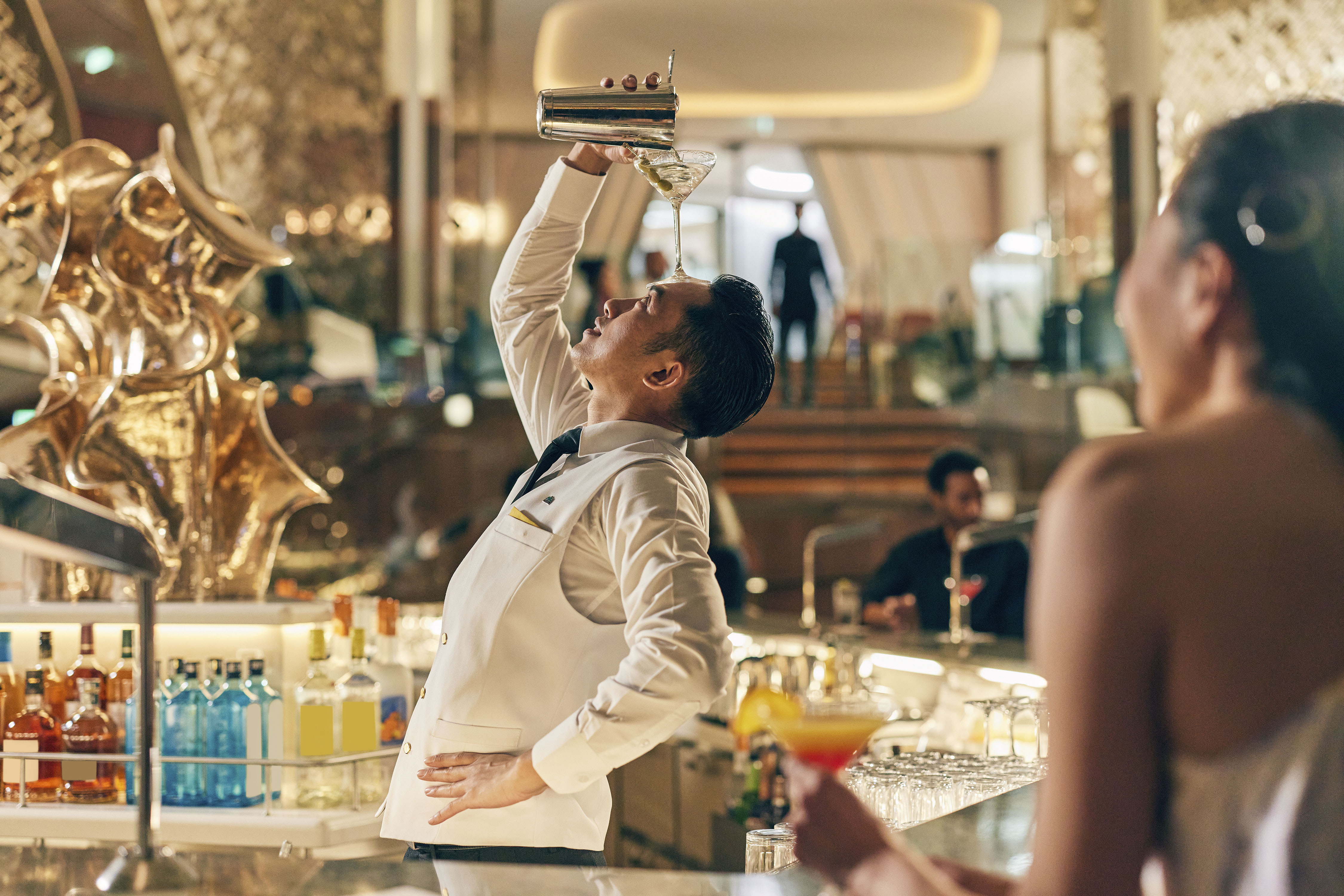 Enjoy a drink in Martini Bar!