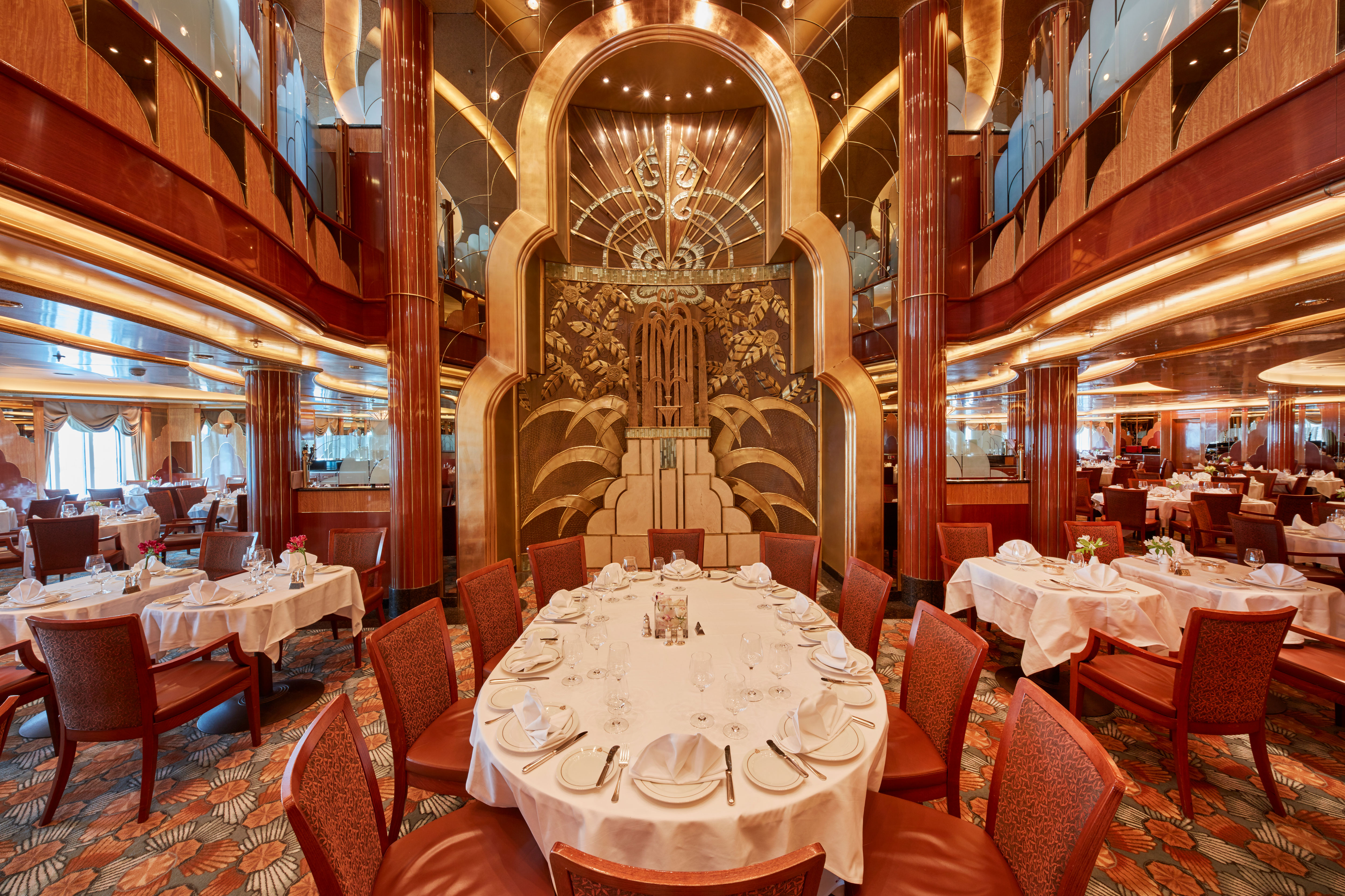 The main dining room included in the fare