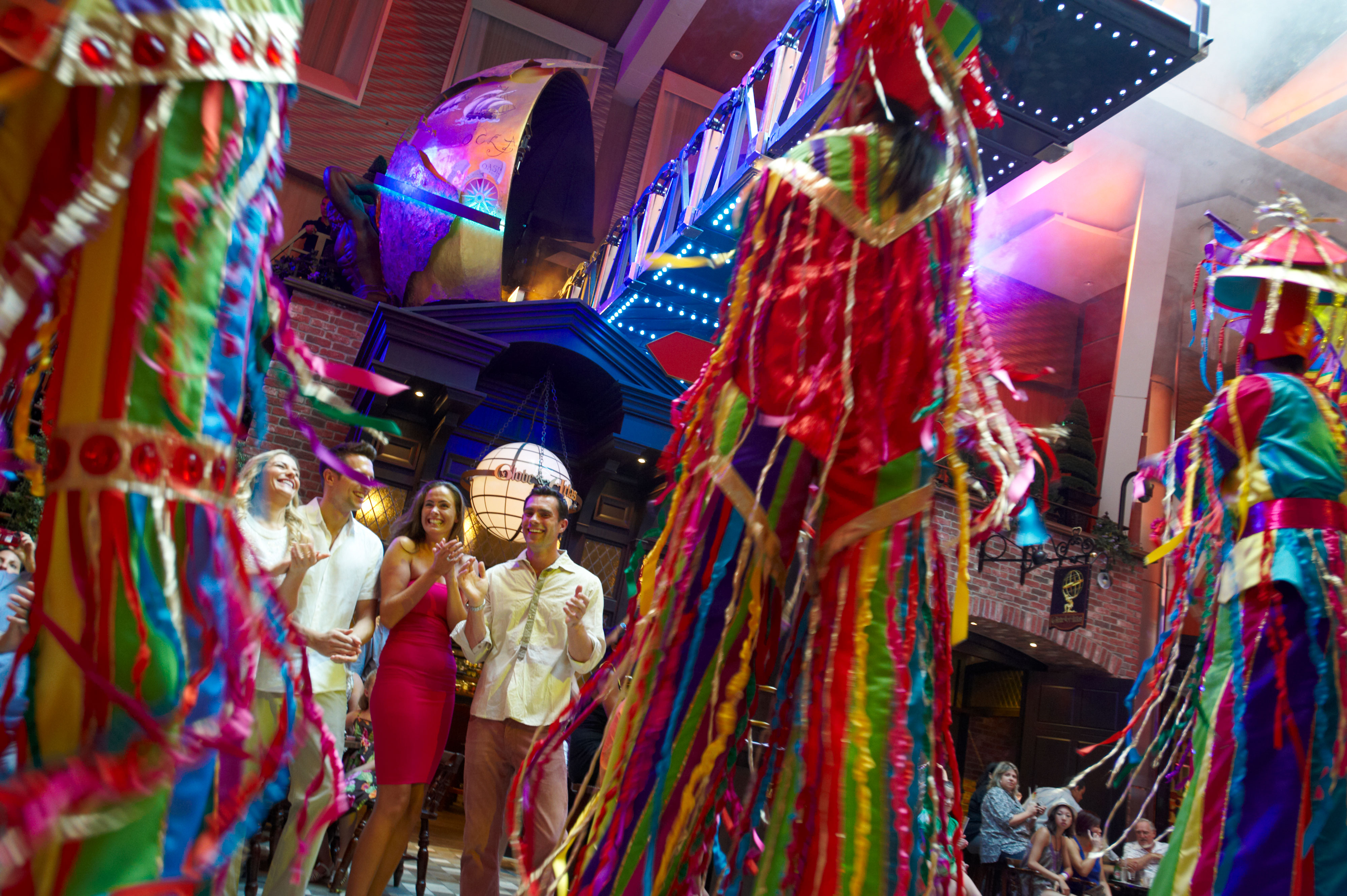 Family friendly parades on the Royal Promenade