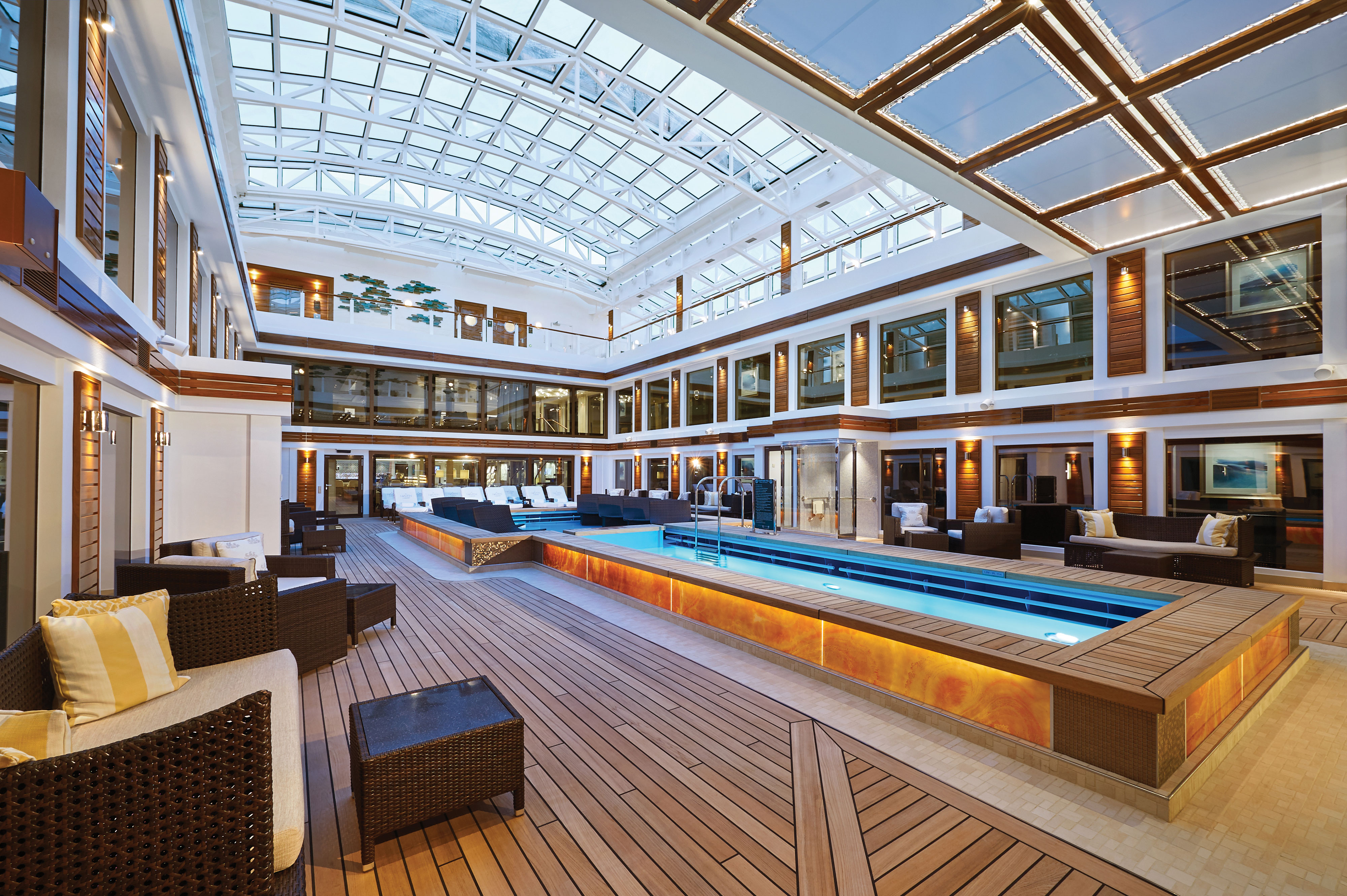 The Haven – a private area for suite guests