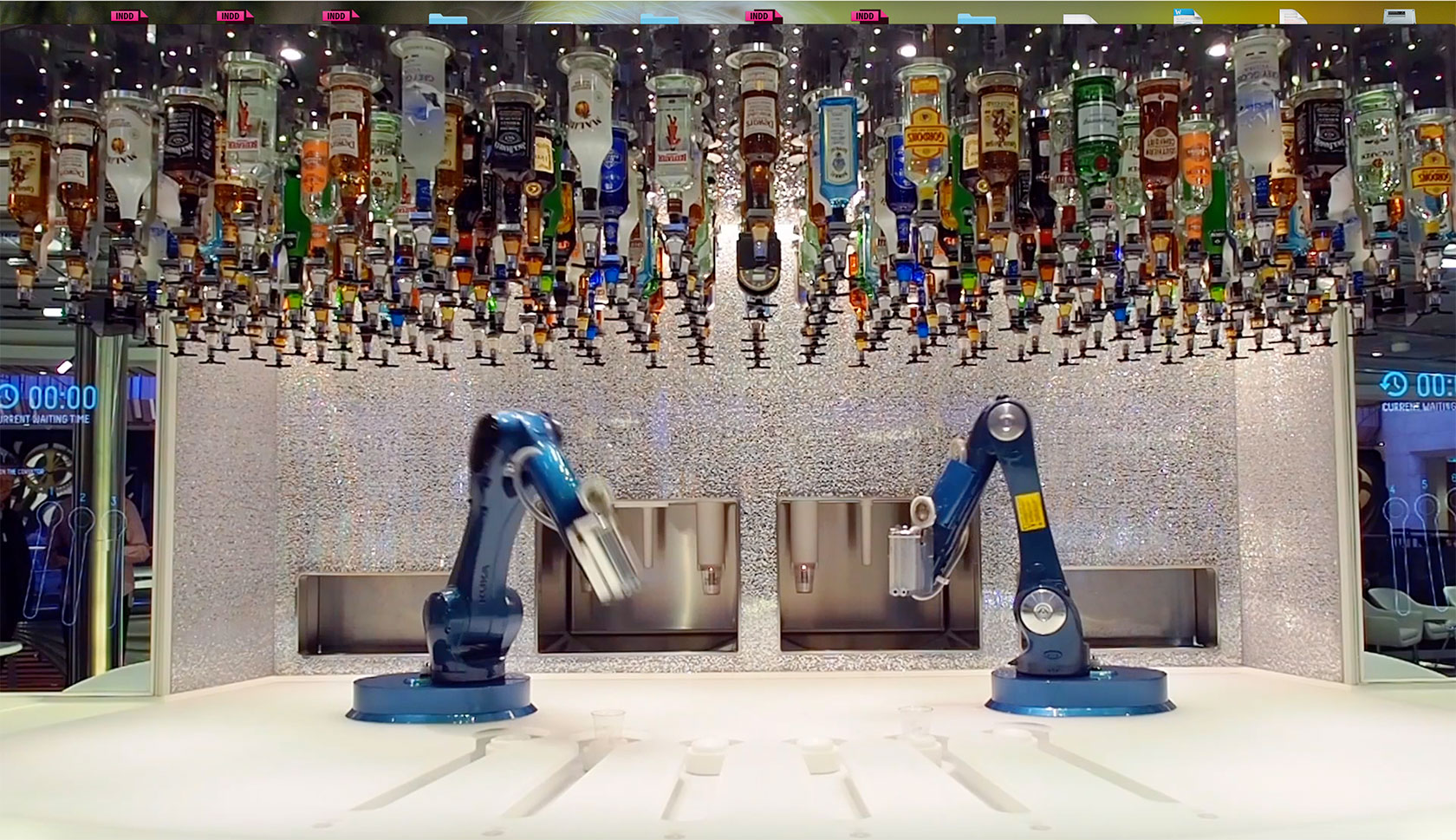 Your drinks are mixed by a robot in the Bionic Bar
