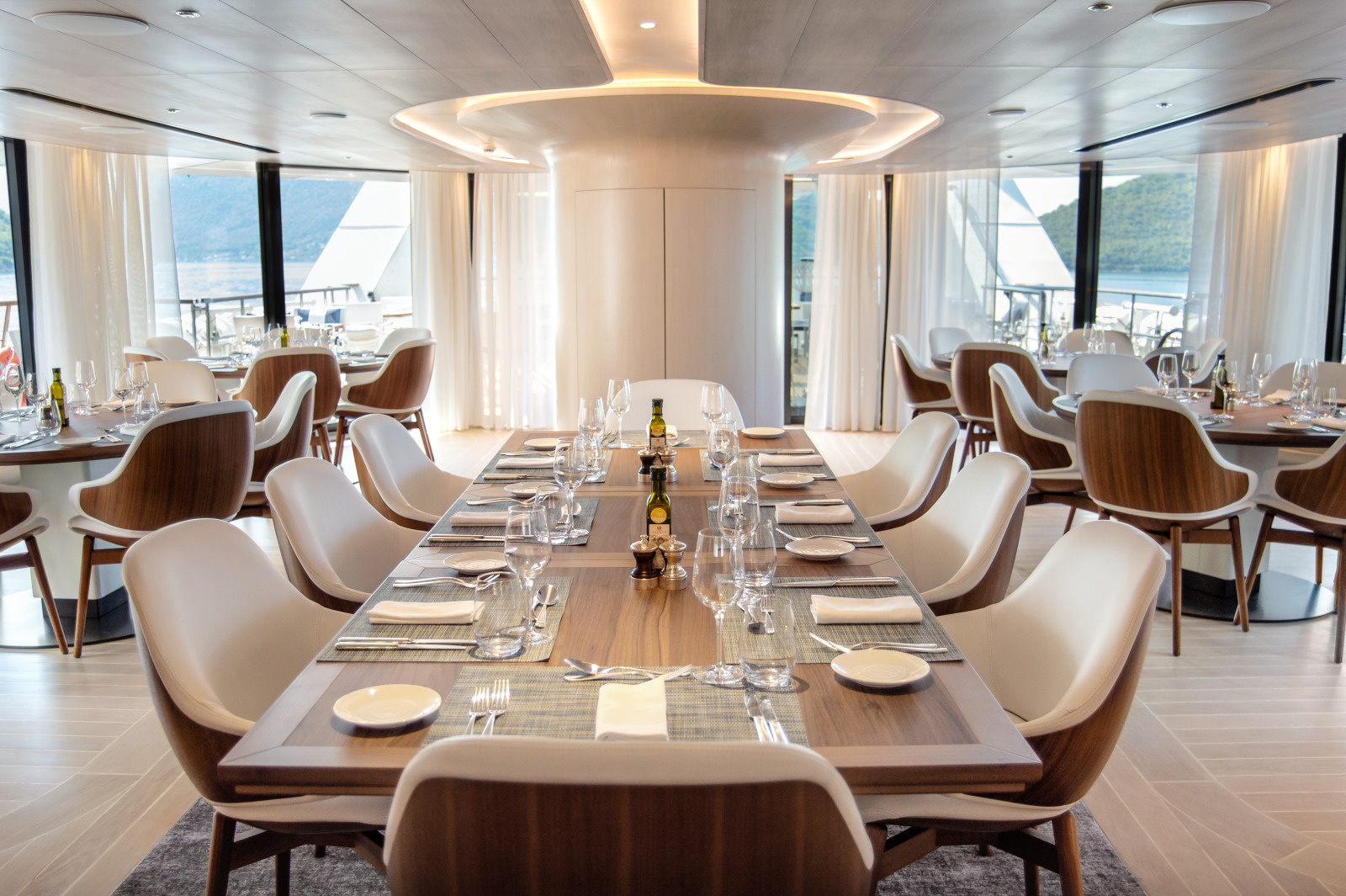 The Le Diamant panoramic restaurant