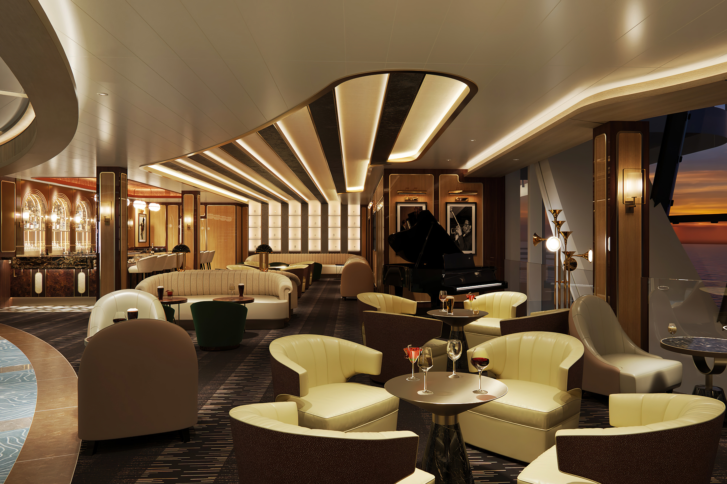 Enter Crooners bar and travel back to the Sinatra era, with a talented pianist  setting the mood