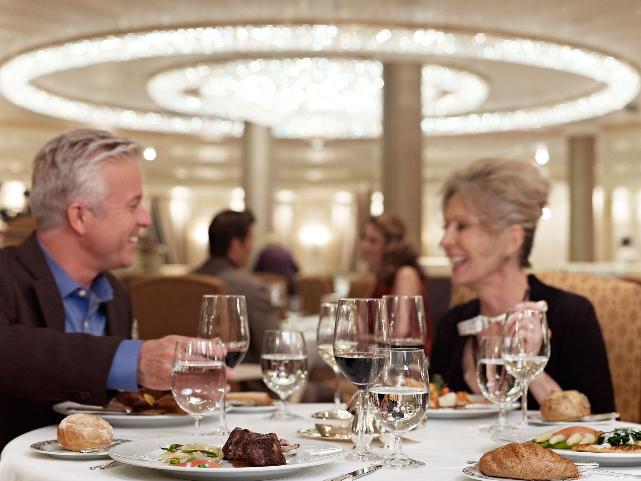 The main dining room