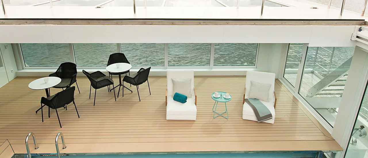 The pool with a retractable roof