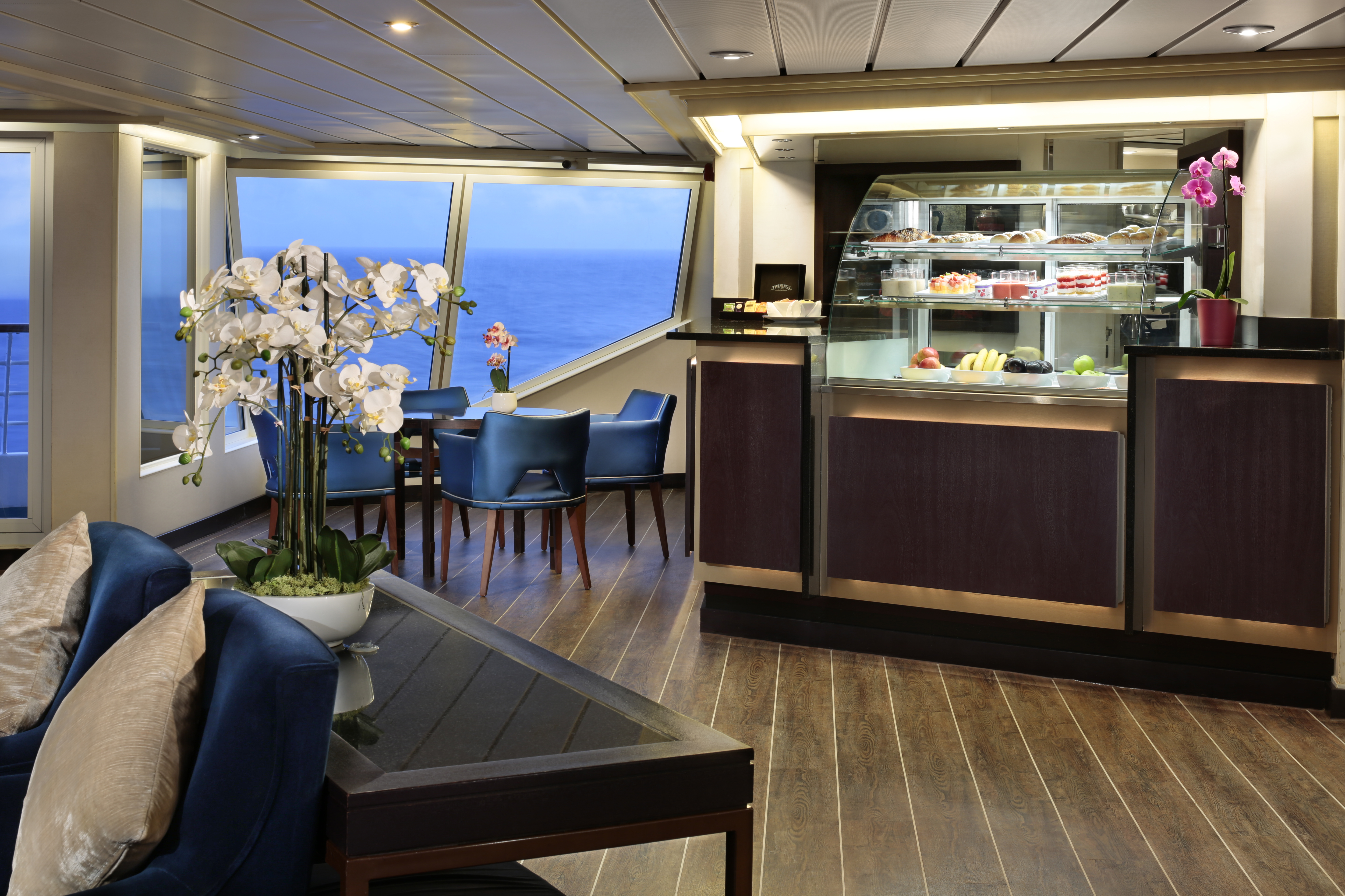 The top deck, or deck 8, features a Yacht club, a star bar and a lounge.
