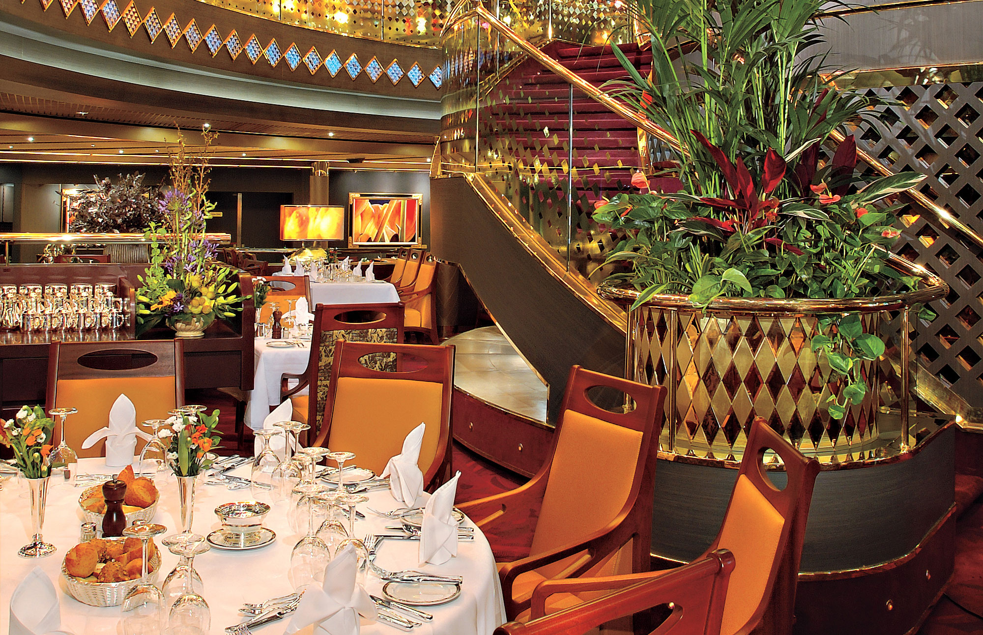 The main dining room