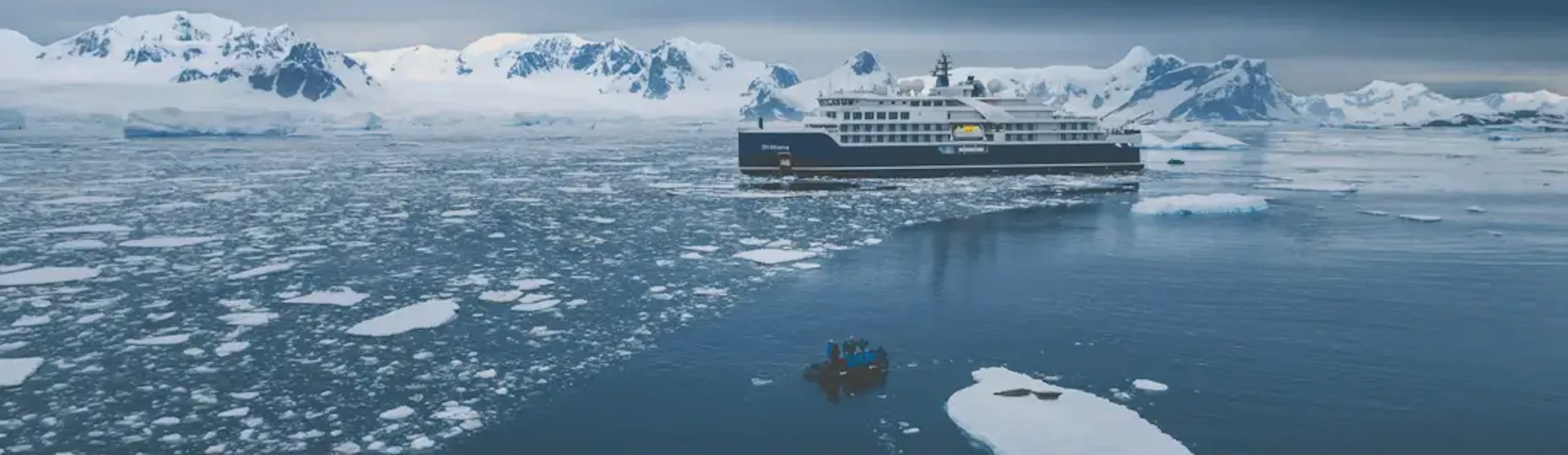SH Minerva in Antarctica