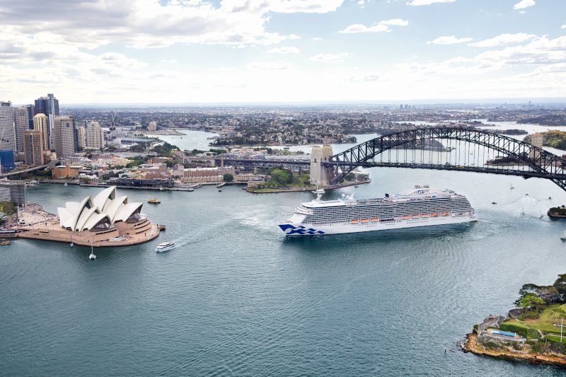 princess ship in Sydney harbour