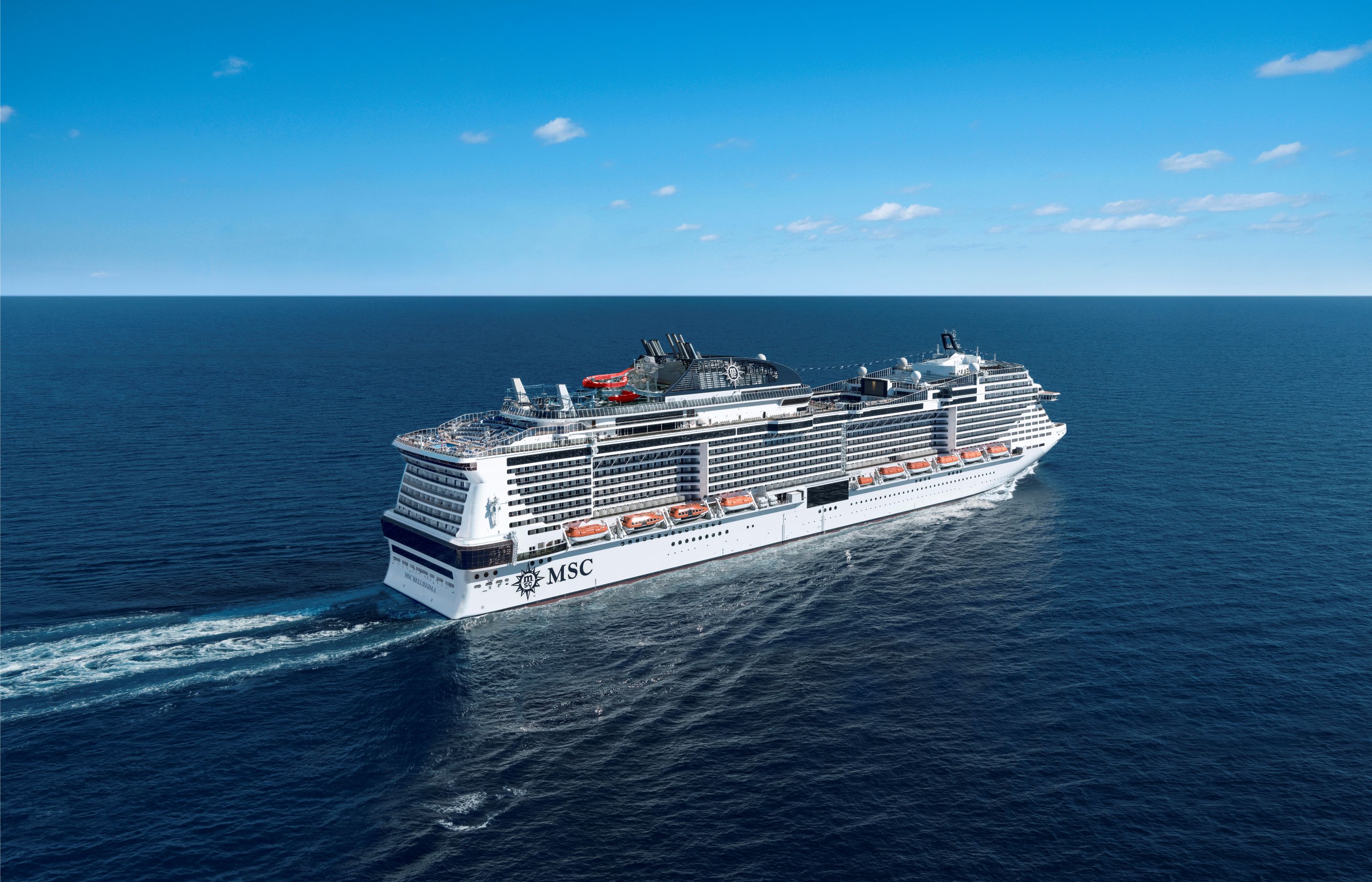 MSC Bellissima at Sea