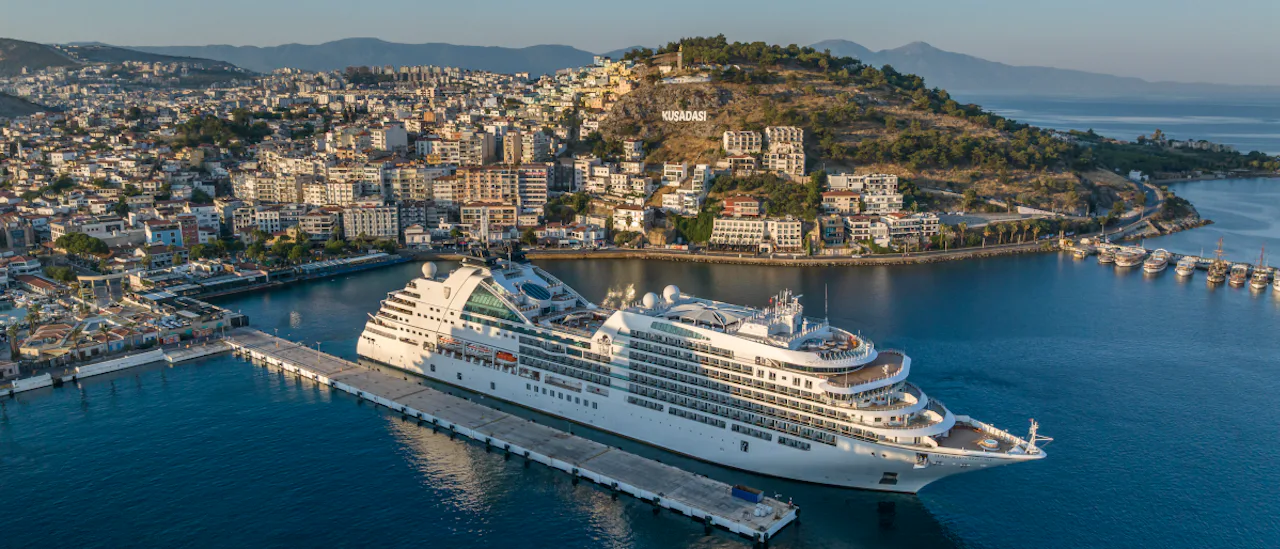 Seabourn in Kusadasi the destination for Ephessus