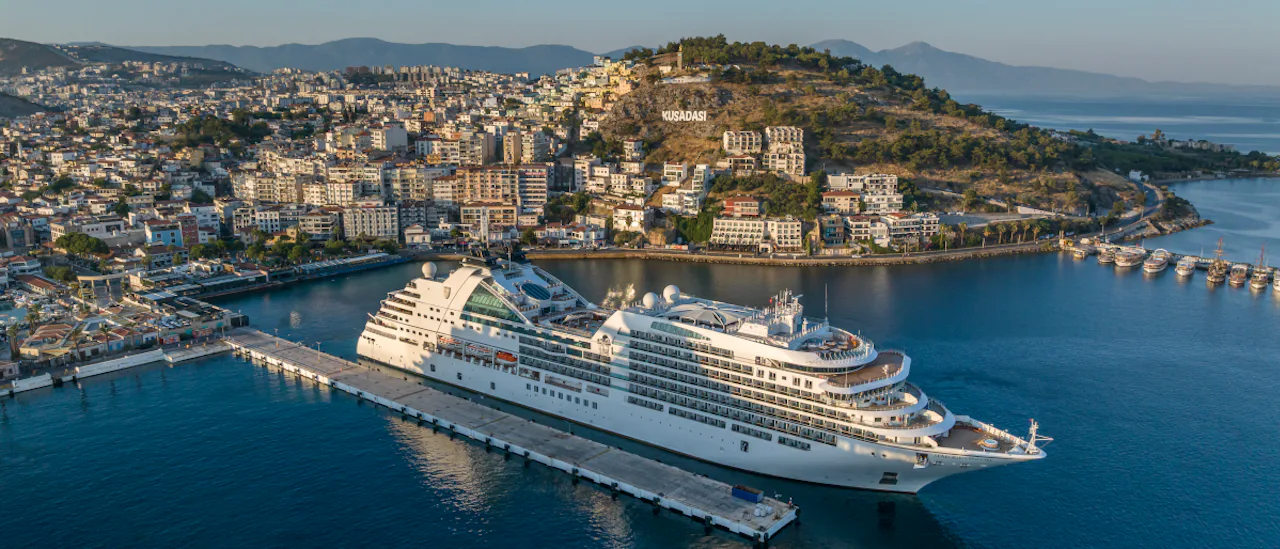 Seabourn in Kusadasi the destination for Ephessus