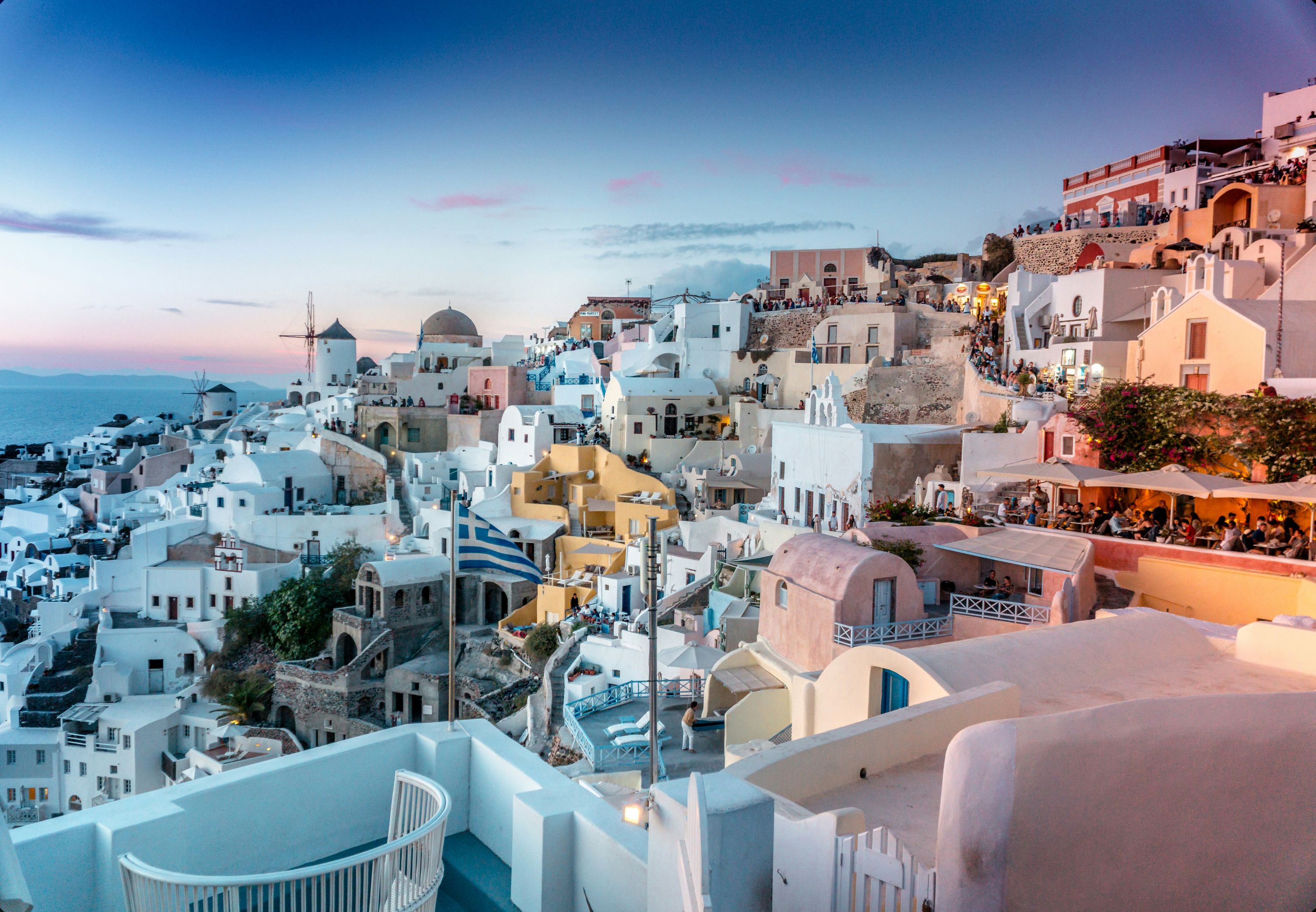 Santorini photo courtesy of Heidi Kaden on Unsplash