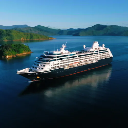 Azamara Cruises in to Picton and the Marlborough Sounds