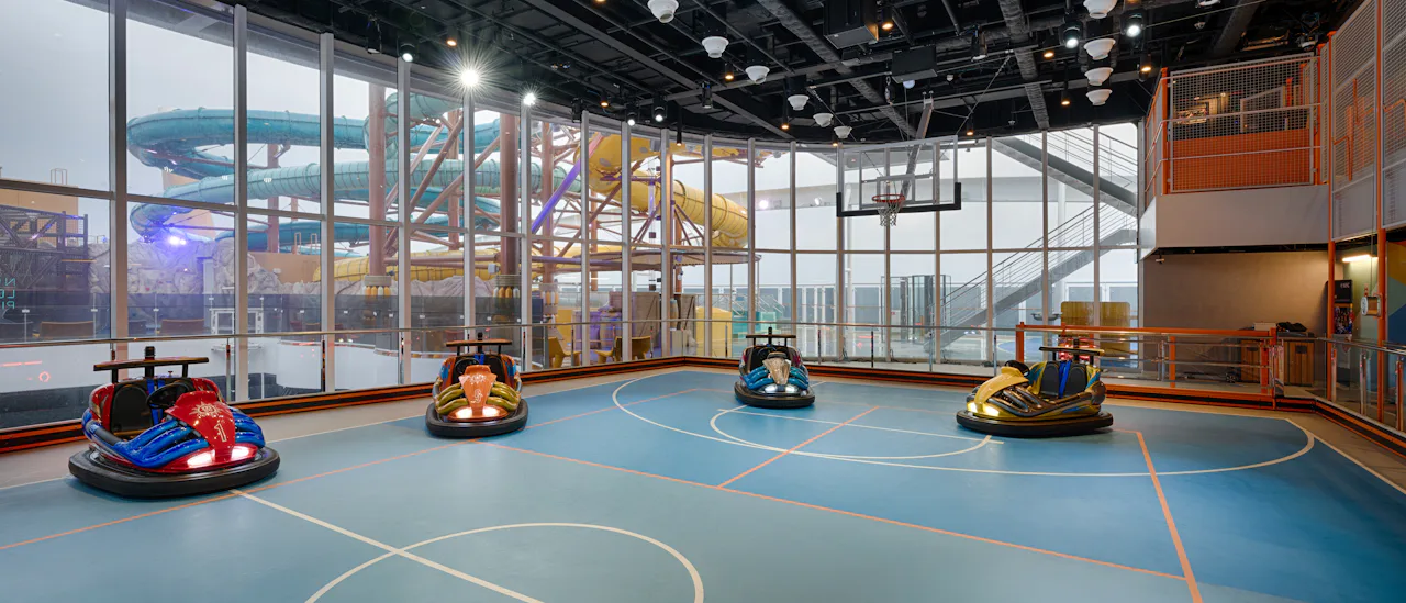 MSC World America bumper cars