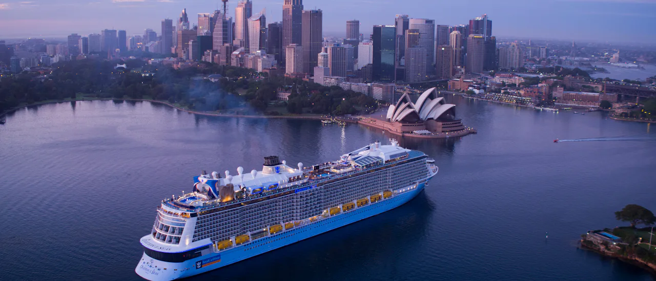 Ovation of the Seas arriving into Sydney