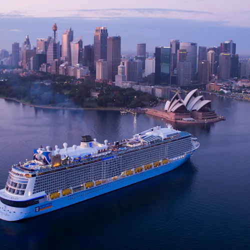 Ovation of the Seas arriving into Sydney