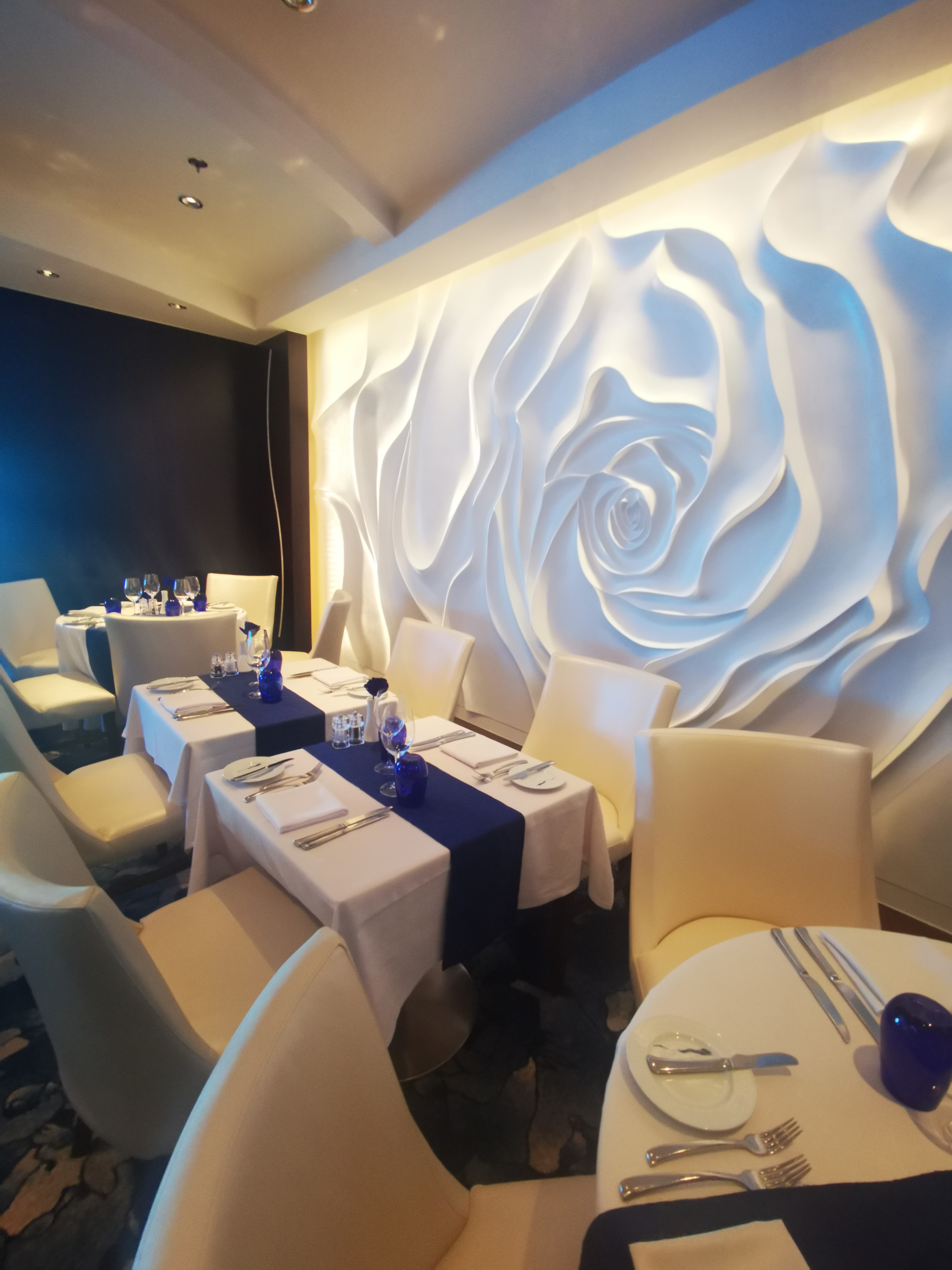 Blu Restaurant onboard Celebrity Solstice