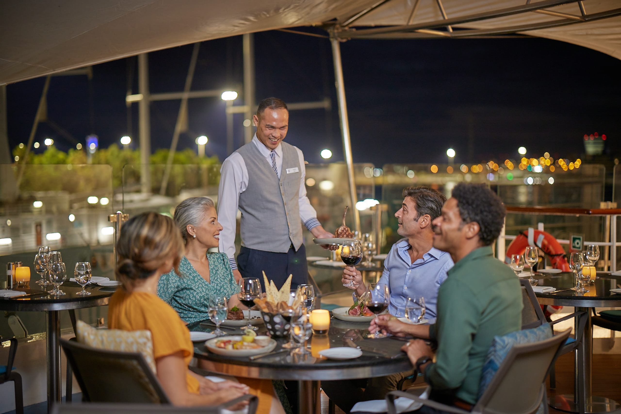 Windstar Star Pride Candles Restaurant