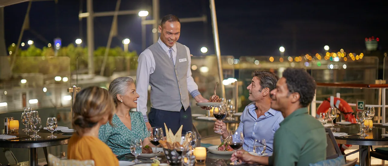 Windstar Star Pride Candles Restaurant