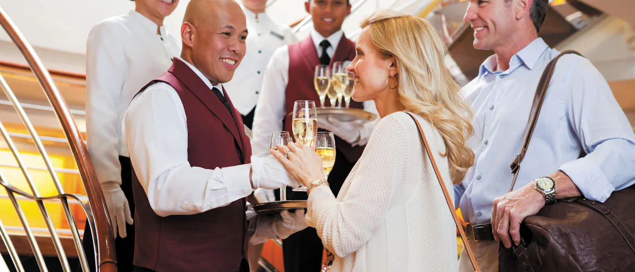 Champagne Welcome Aboard