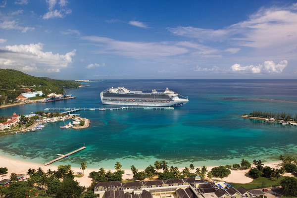 Crown Princess in Caribbean