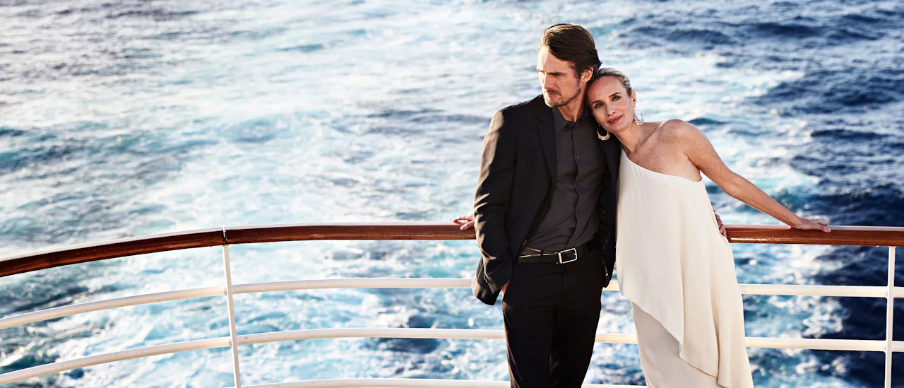 Couple on deck