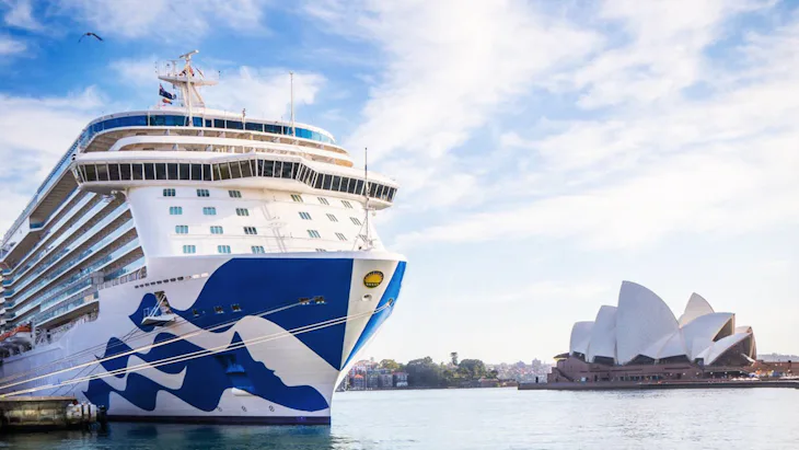 Majestic Princess in Sydney Harbour
