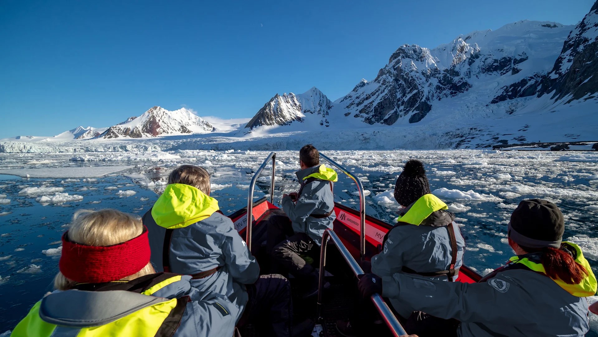Zodiak in Svalbard