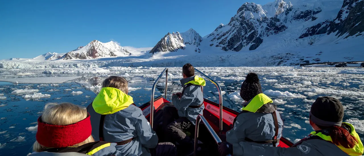 Zodiak in Svalbard