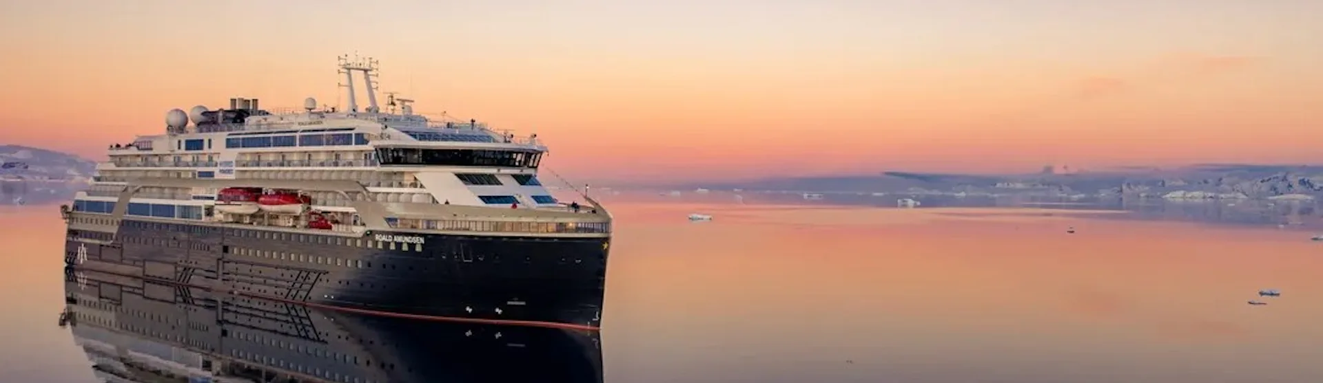 MS Roald Amundsen in Antarctica