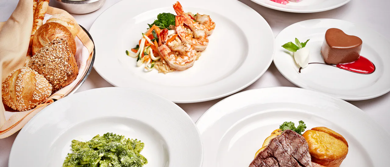Food from International Dining Room