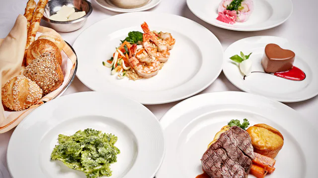 Food from International Dining Room