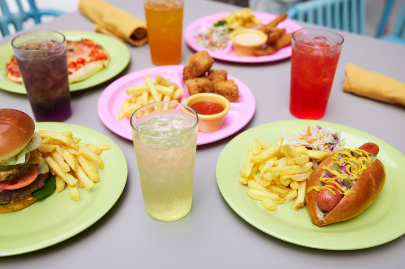 Lunch with Soft Drinks