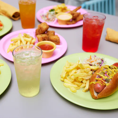 Lunch with Soft Drinks