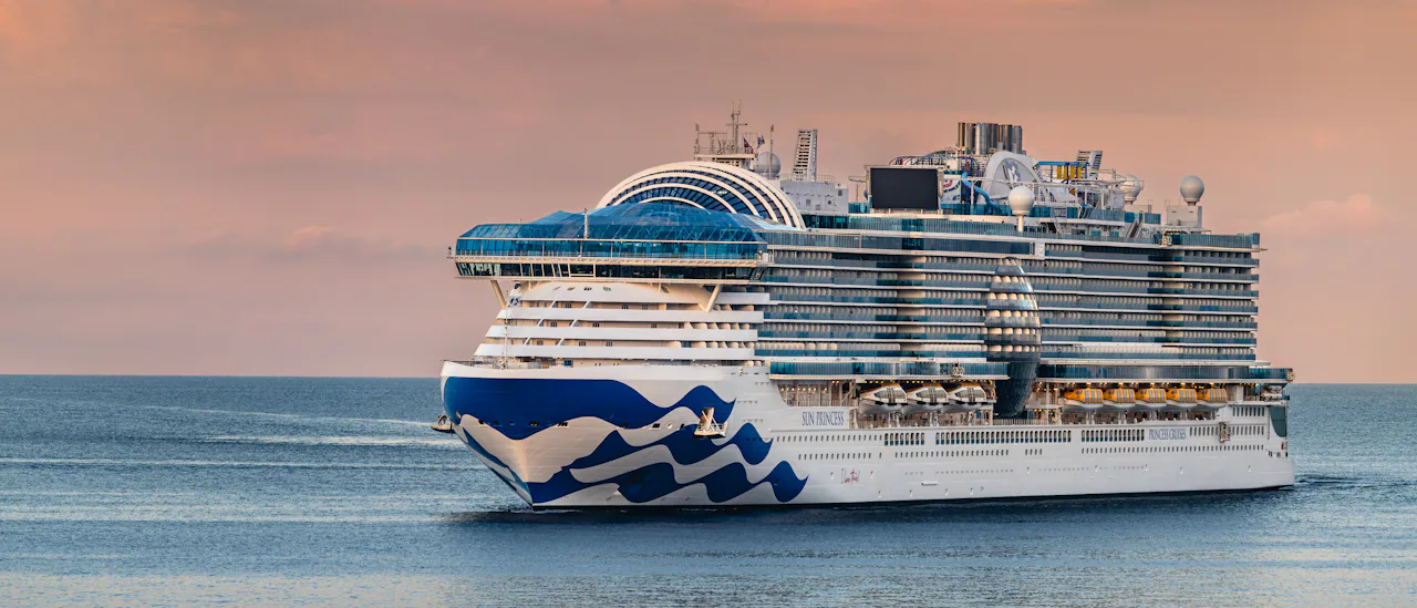 Sun Princess at sea