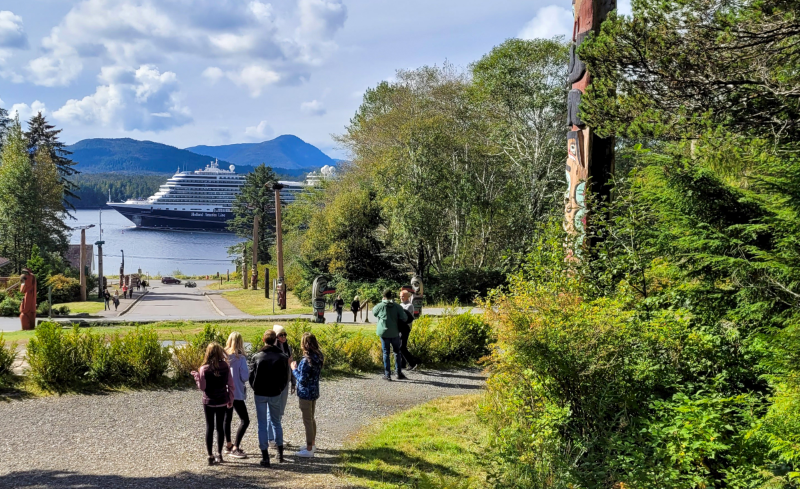 Holland America at Saxman Totem Park