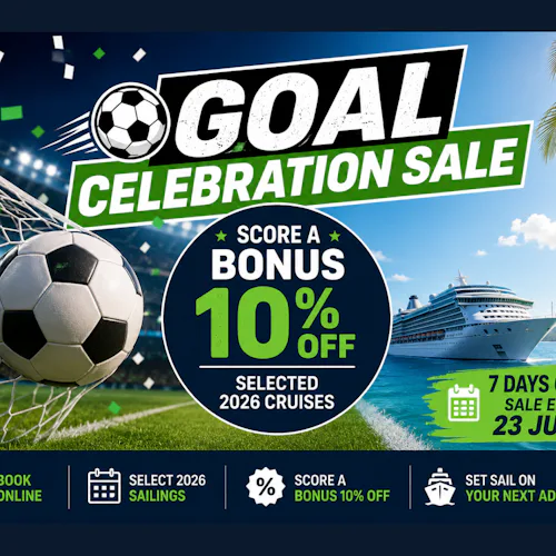 ⚽ Goal Celebration Sale