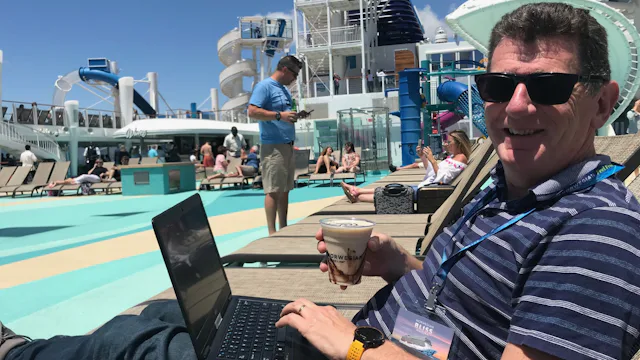 Jeff onboard Norwegian Bliss